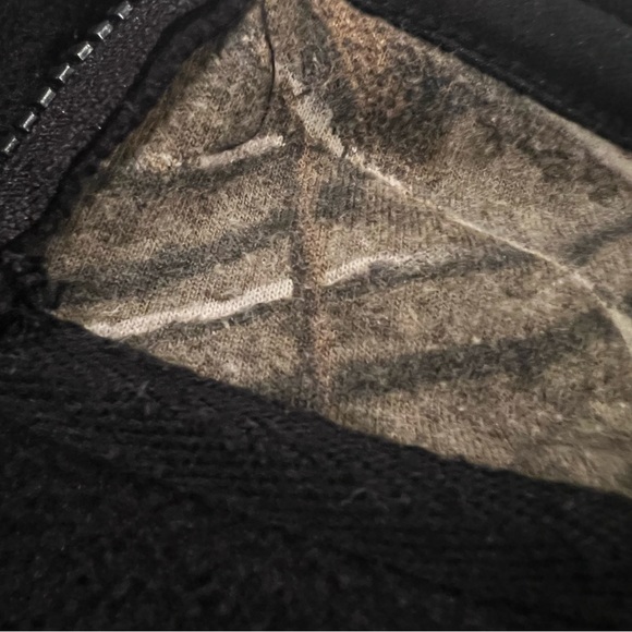 Ducks Unlimited Black Fleece Full Zip Jacket L - Picture 4 of 7